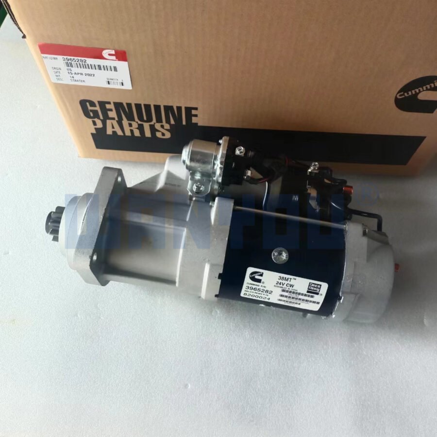 6.0KW Starter Motor Komatsu PC240-8 3957598 3965282 3965282RX 4934036 5363431 10461776 19026032 8200024 8200078 - Image 4