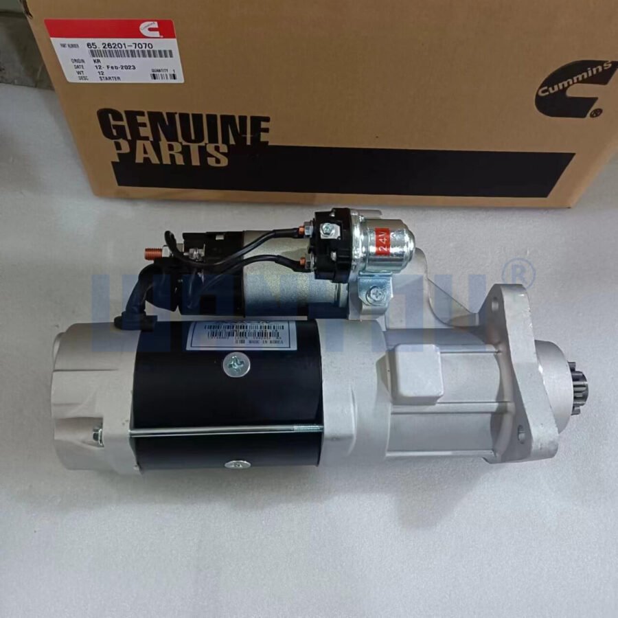 24V 11T Starter for Doosan Daewoo Excavator DH215-9 DH300-7 DE08L DELCO 38MT 65.26201-7070 Aftermarket Part - Image 4