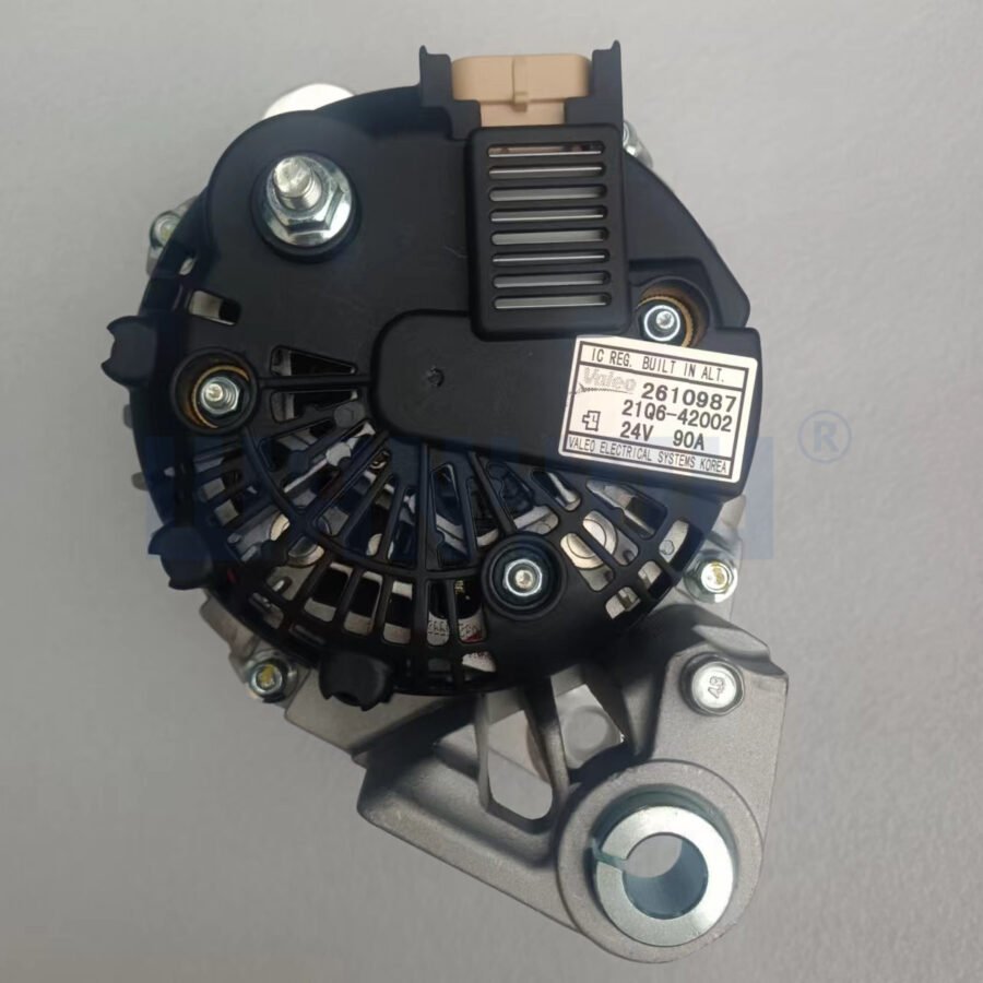 NEW Alternator Hyundai excavator R215-9VS 6BT5.9T Engine 2610987 21Q6-42000 26Q642001 2106-42002 21Q6-42001 - Image 5