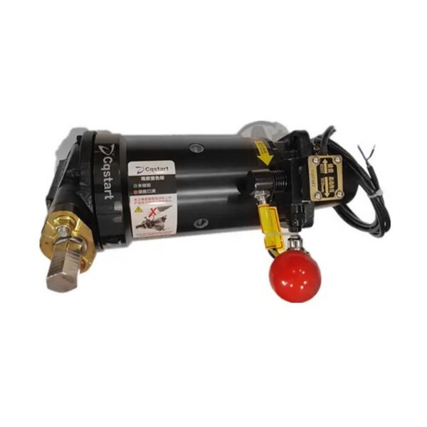 SDCH024-2P Motor de arranque de emergencia con resorte, Motor de arranque de emergencia con resorte Cummins 6CT, Mejor solución de arranque para «arranque en negro» o «arranque de barco paralizado», Motor de arranque de emergencia con resorte de manivela manual