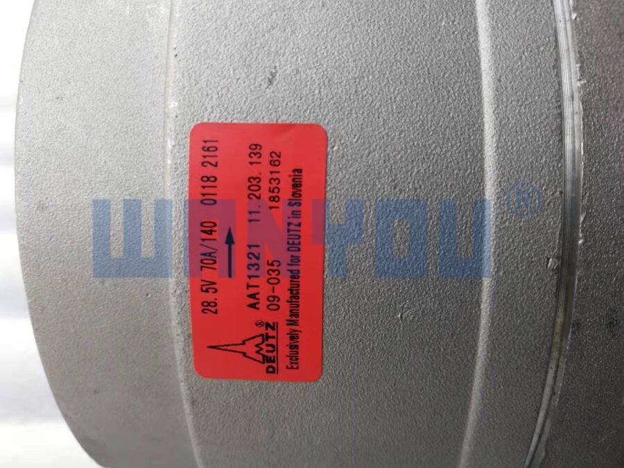 24V 140A Deutz Generator 01180440 01181679 01182161 19025330 19025355 19025356 19025357 DRA3550 DRA8290 DRB1640 571520 - Image 4