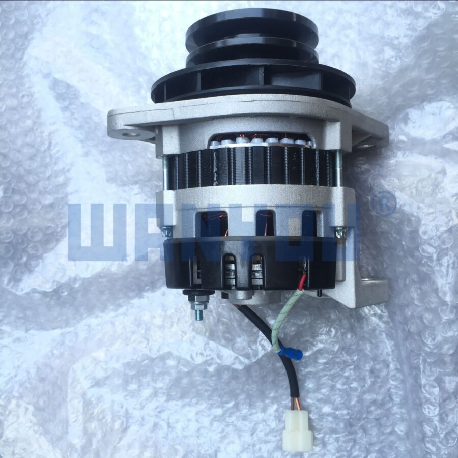 24V 50A NEW Alternator for Doosan Various P180 P222 300901-00007, 65.26101-7153A, replacement parts - Image 2