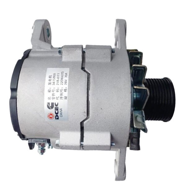 6CT 3979372 3415609 Excavator Alternator 3972529 4939018 C3972529 C3979372 C4934903 C4939018 C4942002 24V 70A