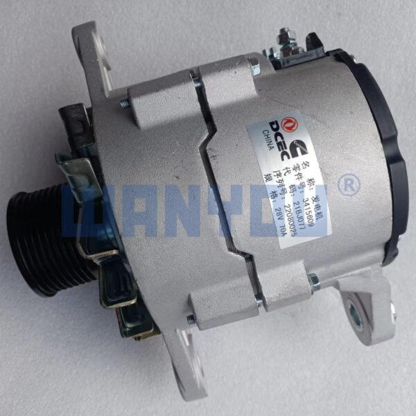 6CT 3979372 3415609 Excavator Alternator 3972529 4939018 C3972529 C3979372 C4934903 C4939018 C4942002 24V 70A