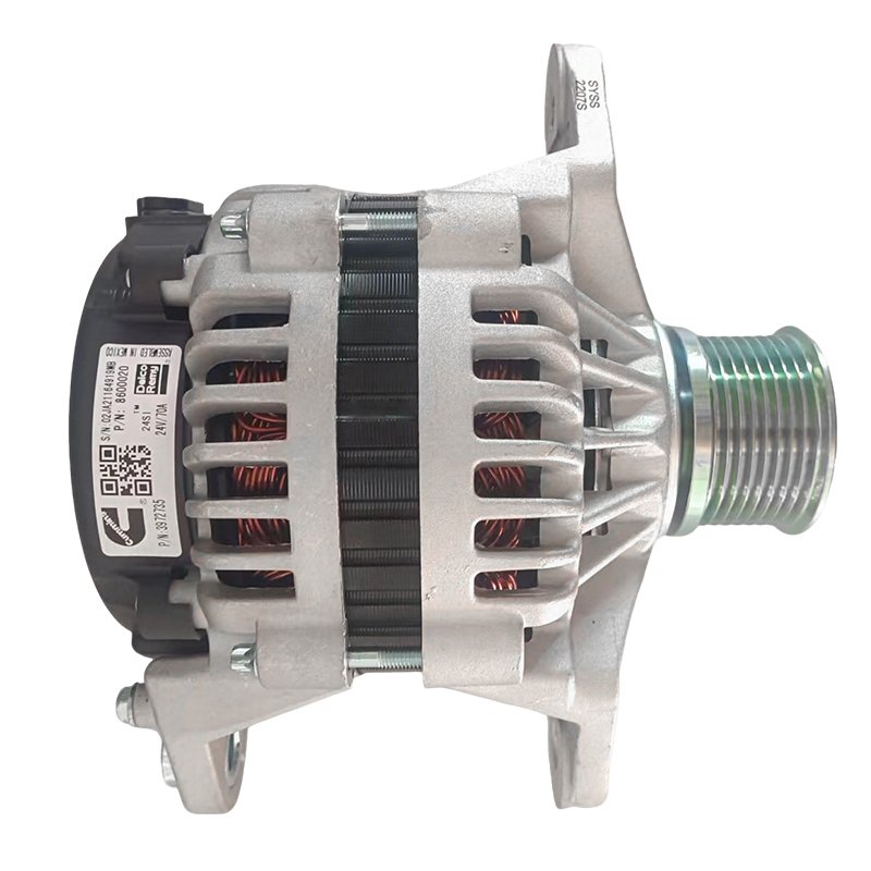 24V 70A NEW Alternator for Hyundai excavator R225-9 R335 DELCO 24SI Cummins Engine 6BT5.9 6CT8.3 M11 3972735