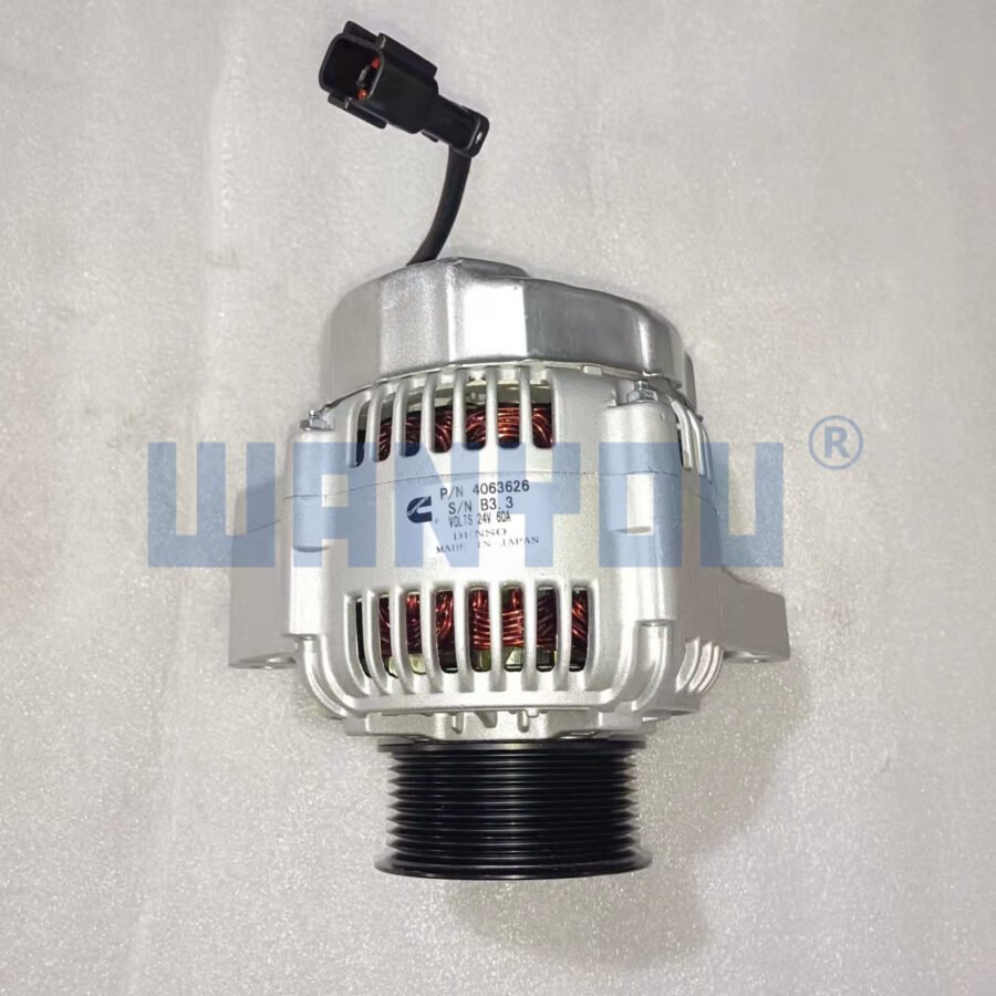 6D102t 101211-7960 4063626 Genuine Diesel Engine Parts Cummins Alternator for Komatsu PC70-8/PC78-8/4bt3.3 - Image 2