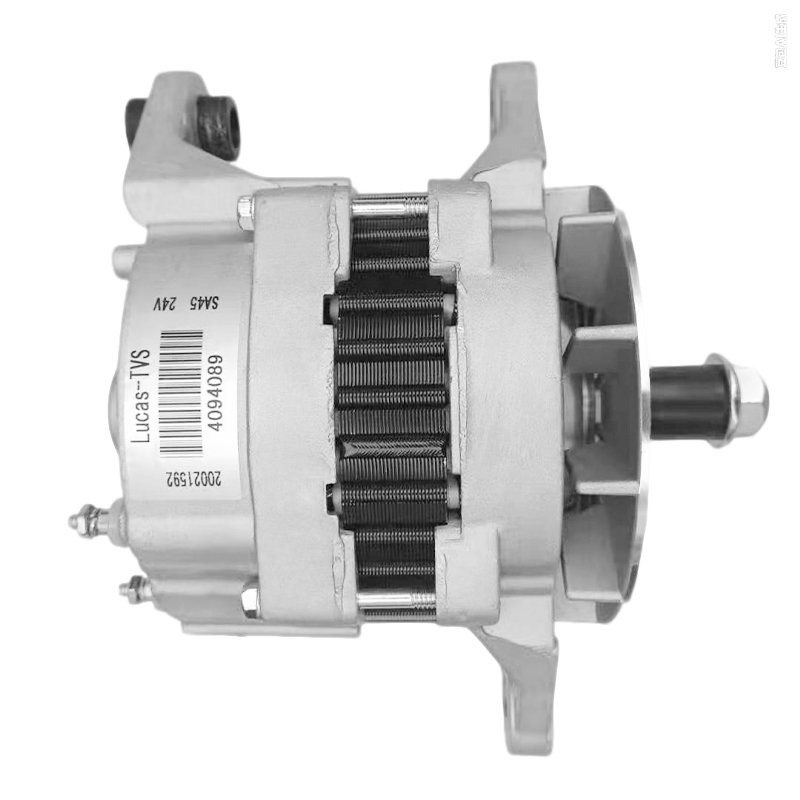 4094089, 24V 75A 8PK Cummins Alternator 6BT 6CT Lucas India,5263218,Hyundai Excavator R215LC-7 R210-7 R220LC-7