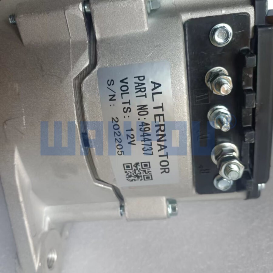 Brand new Cummins auto parts 4BT 12v alternator 4BT truck engine parts 4944737 12V 100A alternator - Image 4