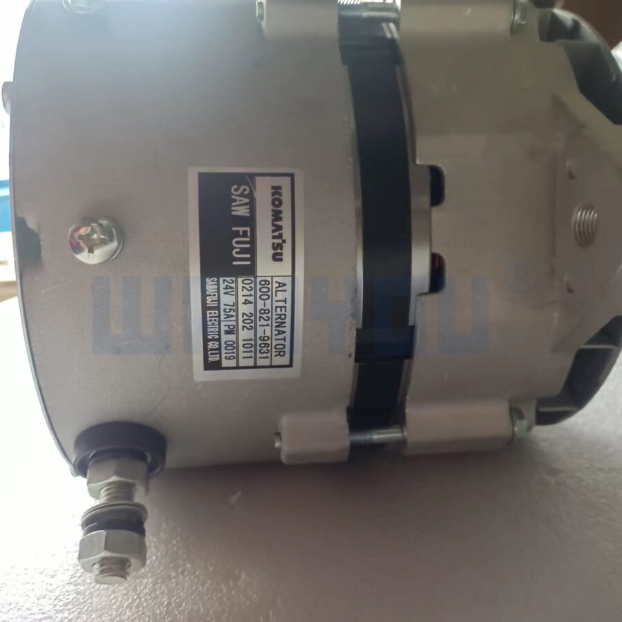 Supply Komatsu Cummins QSK23 Alternator 600-821-9631 4096532 28V 75A - Image 3
