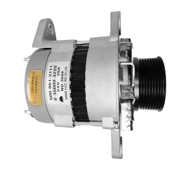 Komatsu 600-861-3111 Nikko 0-35000-4220 generator 24V 35A