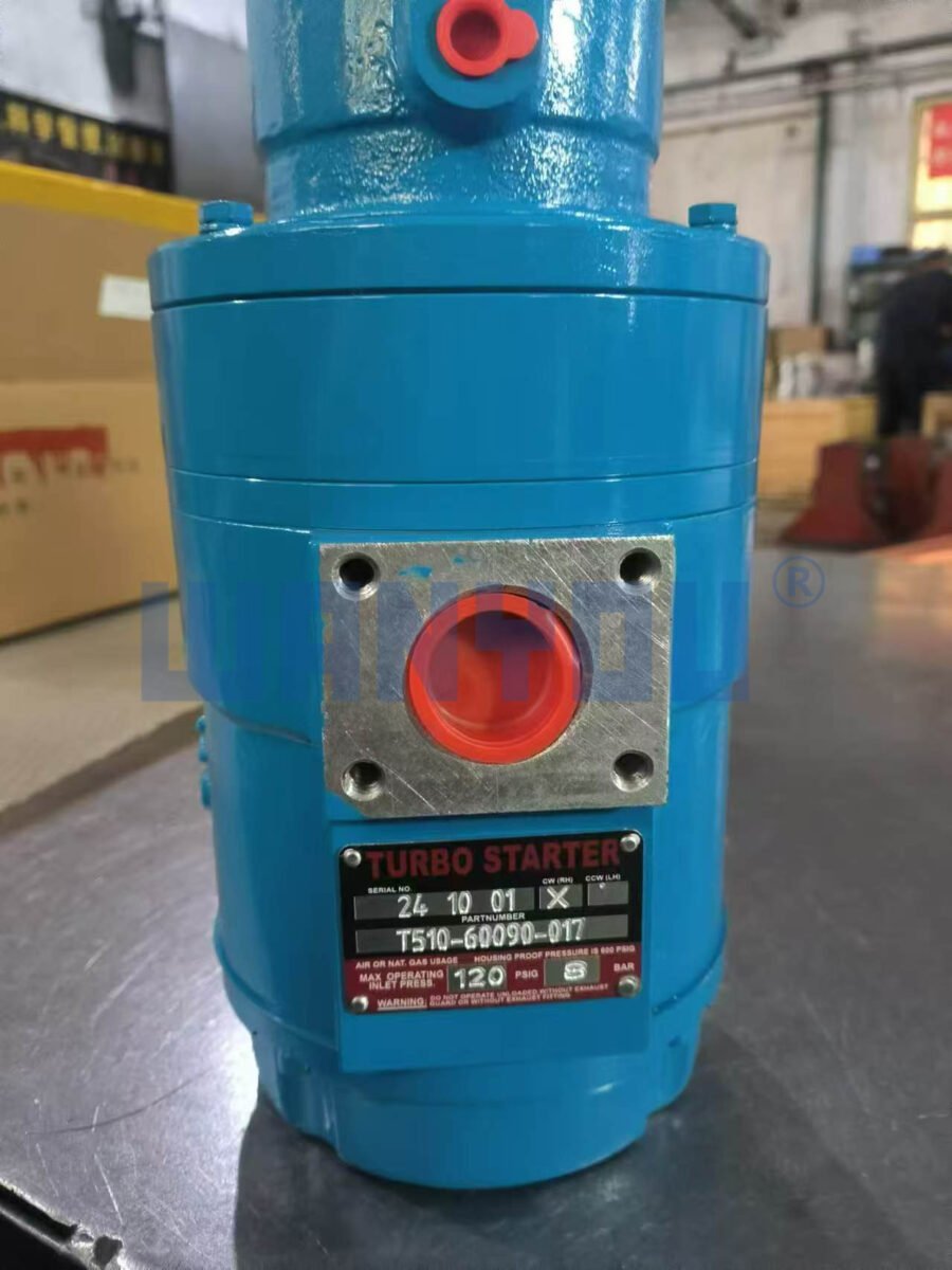 TDI T50 Series T510-60090-008 air starter, starts diesel engines up to 70 liters in capacity, suitable for medium-sized gas compressors and generator sets - Image 5