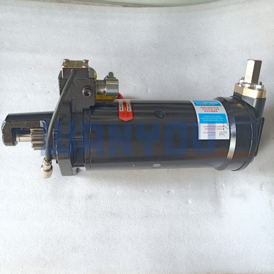 Emergency hand-crank spring energy storage starter motor; mine explosion-proof starter; Cummins 6CT8.3 spring energy storage starter motor - Image 2