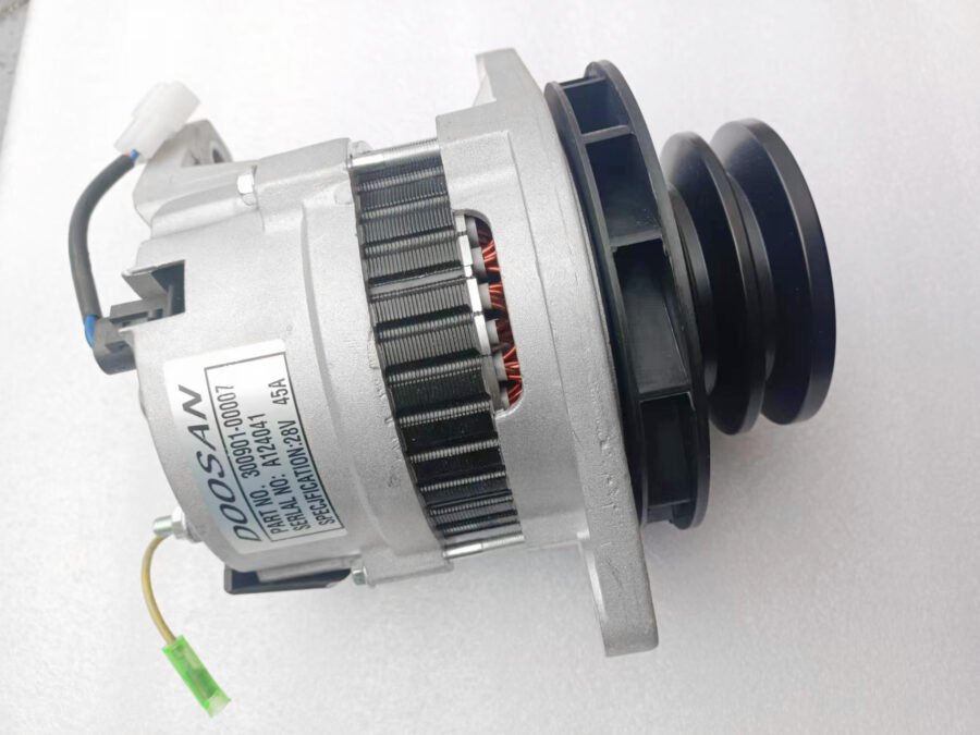 24V 50A NEW Alternator for Doosan Various P180 P222 300901-00007, 65.26101-7153A, replacement parts - Image 2