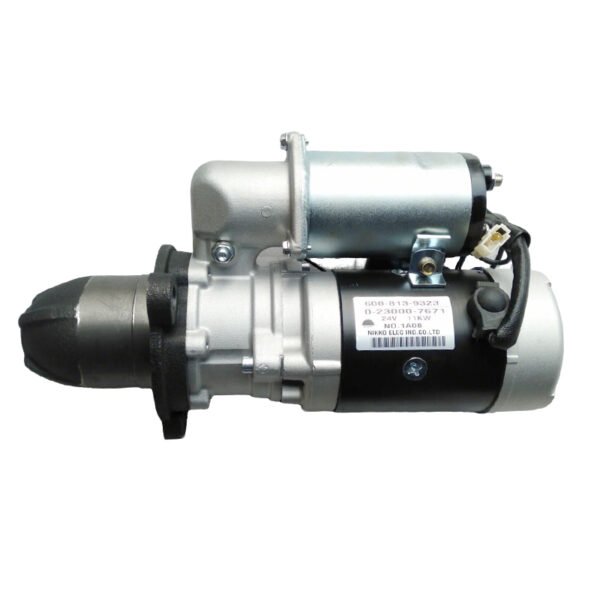 Supply Komatsu Construction Machinery 600-813-9323 0-23000-7671 Starter 24V 12T 11KW