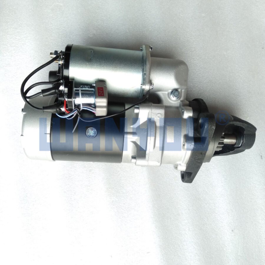 Supply Komatsu Construction Machinery 600-813-9323 0-23000-7671 Starter 24V 12T 11KW - Image 2