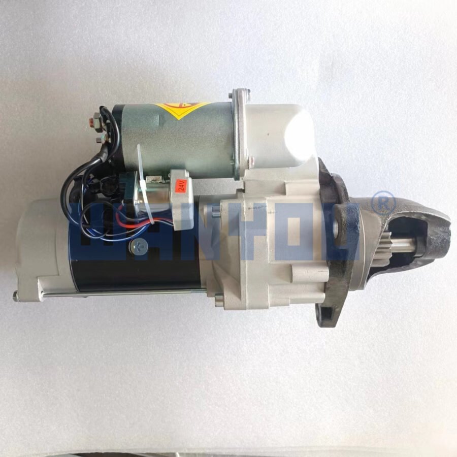 Komatsu PC300 6D114 starter 6008635711 6008635712 genuine JAL 0230003341 0230003345 diesel 24v 7.5kW starter - Image 3