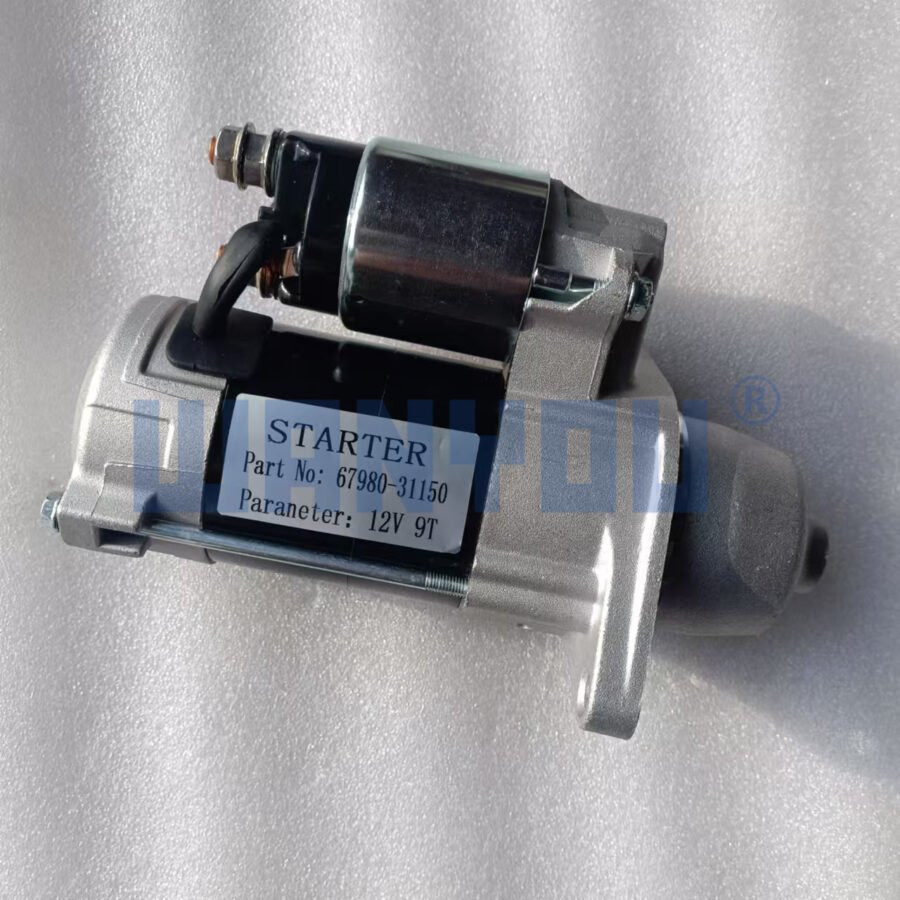 Kubota Tractor Mower Diesel 67980-31150 Starter, 12V 9T