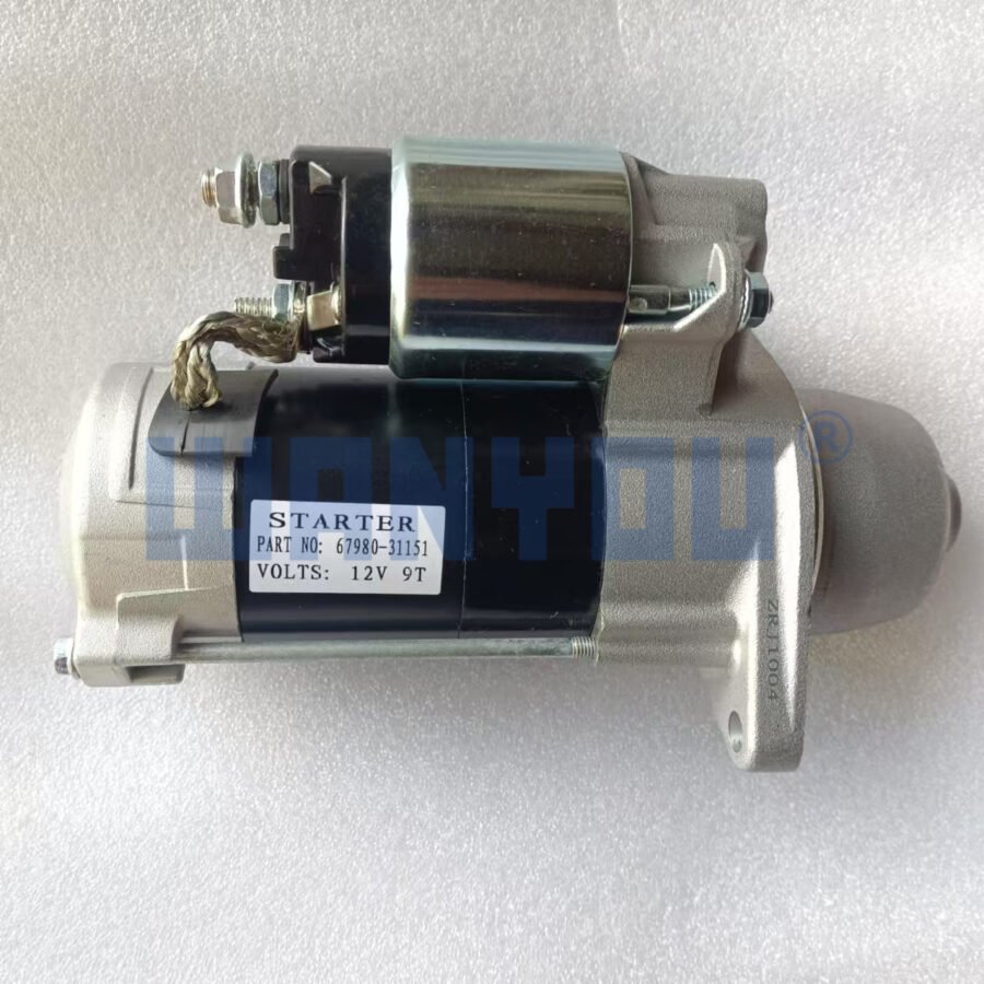 Mitsubishi Kubota tractor transplanter 67980-31151 starter, 12V/9T starter