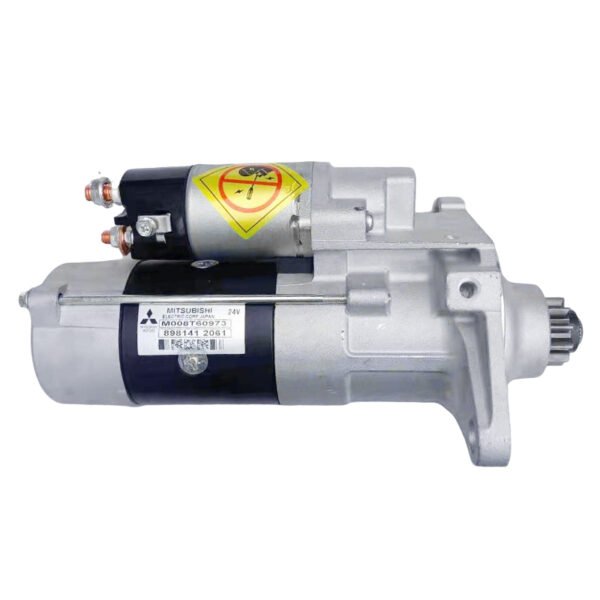 5.5KW Starter Motor Isuzu 6HK1 1811004261, 8943941511, 8943941512, 8976021691, 8980608540, 8981412061 For ZX330/XCMG 370
