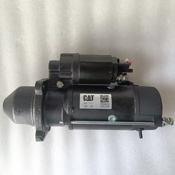 24V 4.0KW 10T Excavator Starter Carter Motor 3704011 2697369 2697371 Suitable for Caterpillar construction machinery