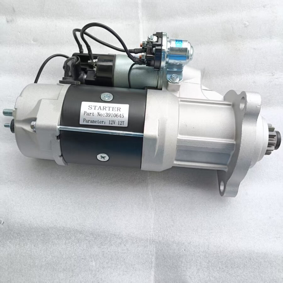 12V Mitsubishi Excavator Starter Motor 3603864 3603864RX 3910645 5284100 554560 20796845 21428341 21493891 0R5218 6881N