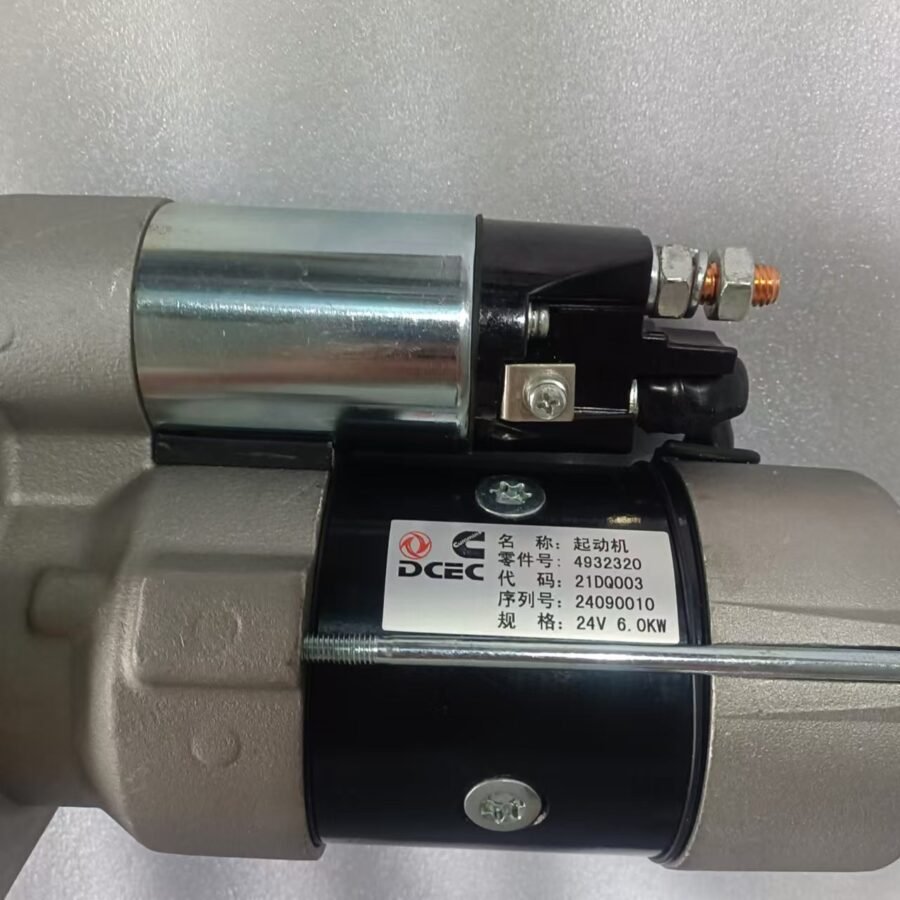 Supply suitable for Dongfeng Cummins 4932320 24V 6kw original Dongfeng Electric genuine starter - Image 3