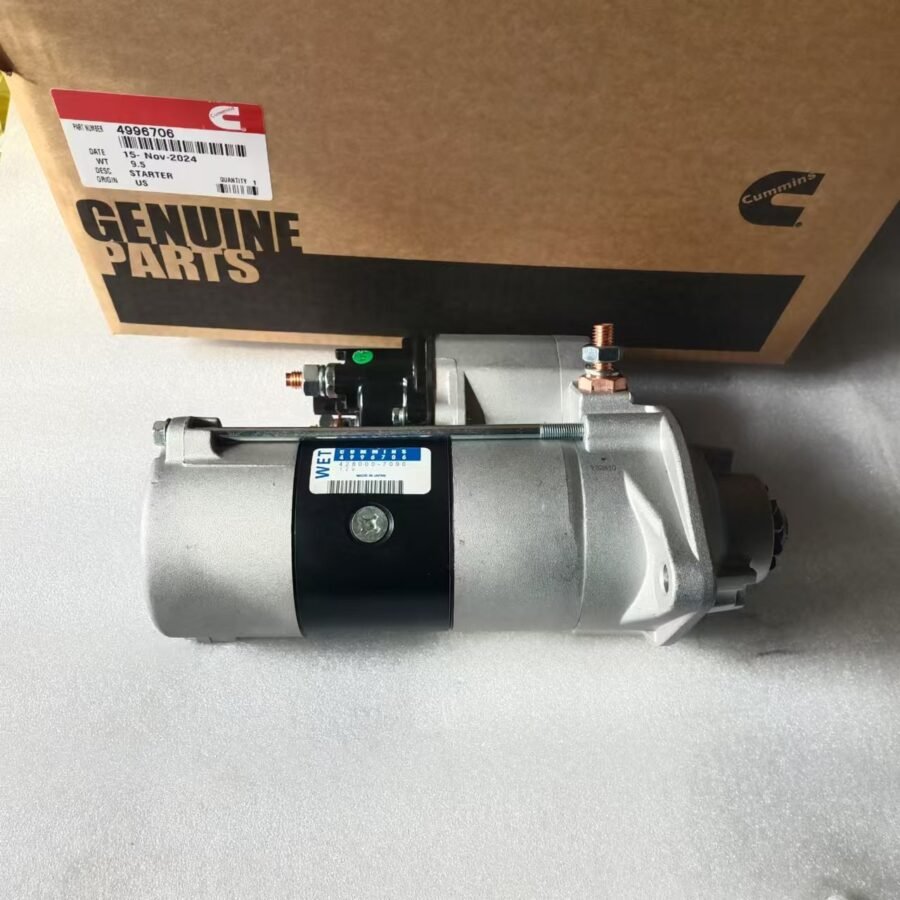 Excavator Starter 4280007090,4280007091,438000311,4380003110,5128000980,CST40418,CST40418AS,4996706, 2.7KW Cummins Motor - Image 2