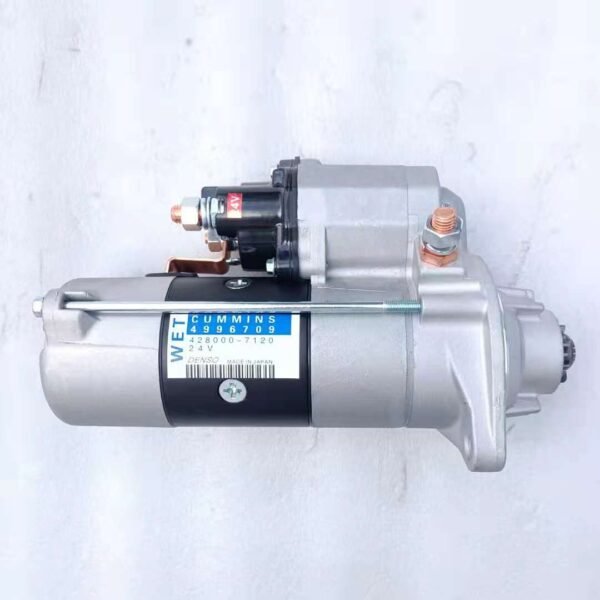Xugong 215D Hyundai 220-9 Liugong 933E Cummins QSB6.7 starter motor starter 24V 10 teeth 4996709