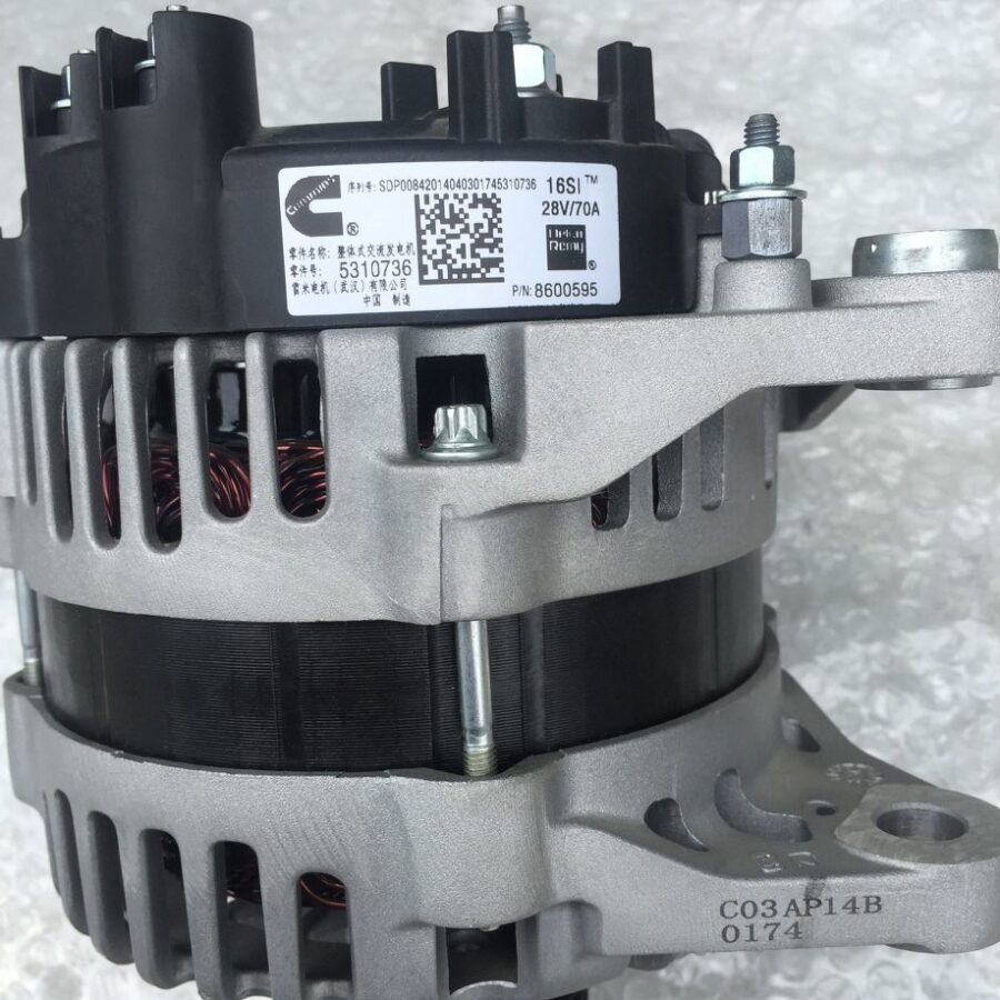 Cummins 8600595 5310736 28V 70A NEW alternator with 8PK pulley for engineering machinery DELCO 16SI - Image 2