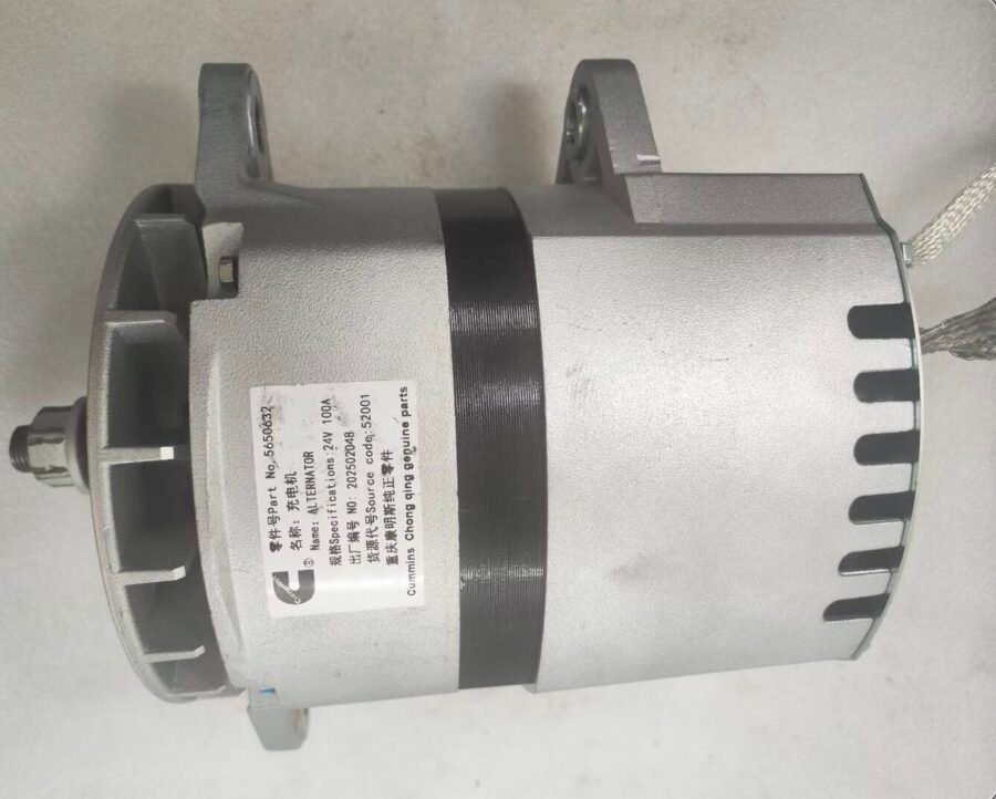 Adecuado para generador de CA de alta potencia de 24 V y 100 A con motor Cummins 5650632 de Chongqing.