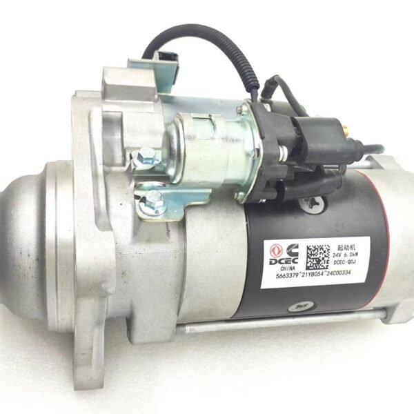Supply Chongqing Cummins parts 24V 6kw starter assembly C5663379