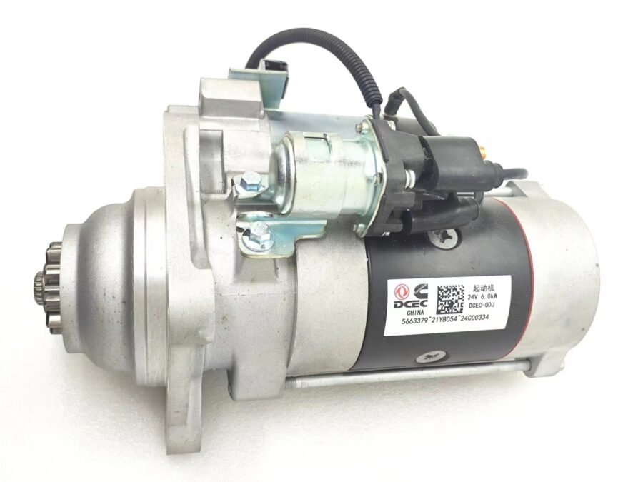Supply Chongqing Cummins parts 24V 6kw starter assembly C5663379