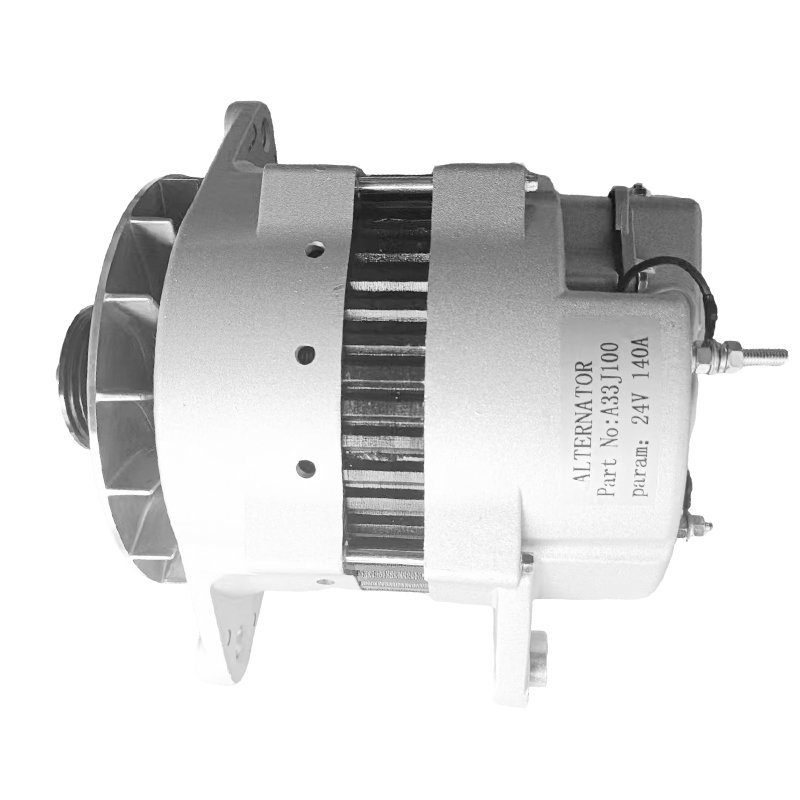 24V 140A Alternator Replacing 3975140 2020210081 3646916 4100763 4372403 5293213 115386 ALP3314RB ALP3314WA ALP9314WA For CUMMINS Engines B, C, K, L 10.0L/14.0L Engine