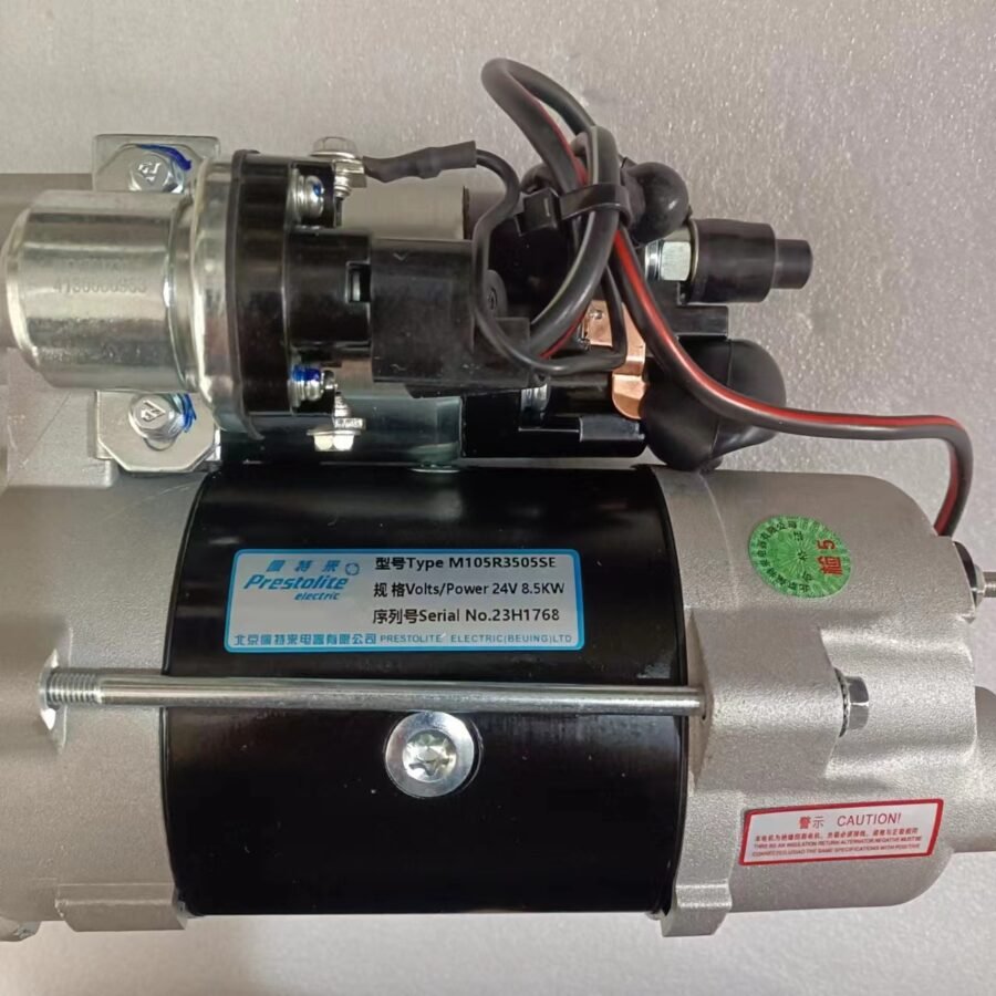 Prestolite  M105R3505SE 24V 12T 6.0KW Starter Motor 0001330001 0001330003 0001330007 0001330017 0001330018 11131481 11131905 874468 - Image 2