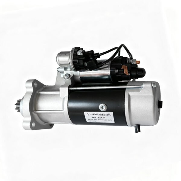 Supply Cummins 6CT series diesel engine, Dongfeng heavy truck, etc. QDJ2803A reduction starter motor 24V 8.0kw large 10 teeth