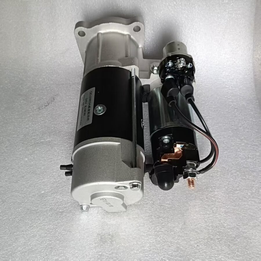 Supply Cummins 6CT series diesel engine, Dongfeng heavy truck, etc. QDJ2803A reduction starter motor 24V 8.0kw large 10 teeth - Image 3