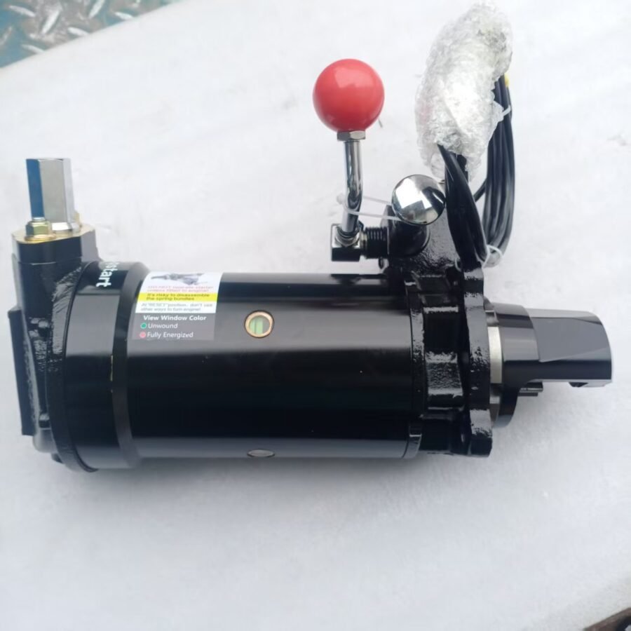 SDCHO24-1P emergency hand-crank spring energy storage starter motor; mine explosion-proof starter; Cummins 6CT8.3 spring energy storage starter motor - Image 5