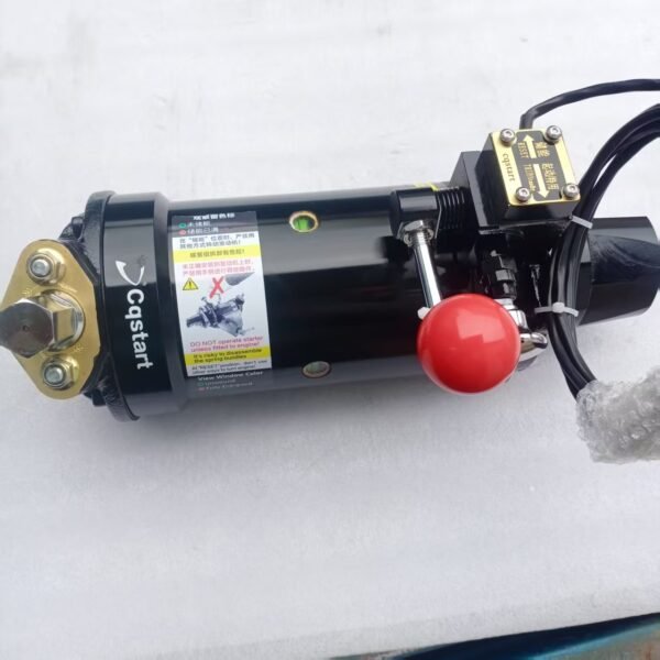 SDCHO24-1P emergency hand-crank spring energy storage starter motor; mine explosion-proof starter; Cummins 6CT8.3 spring energy storage starter motor