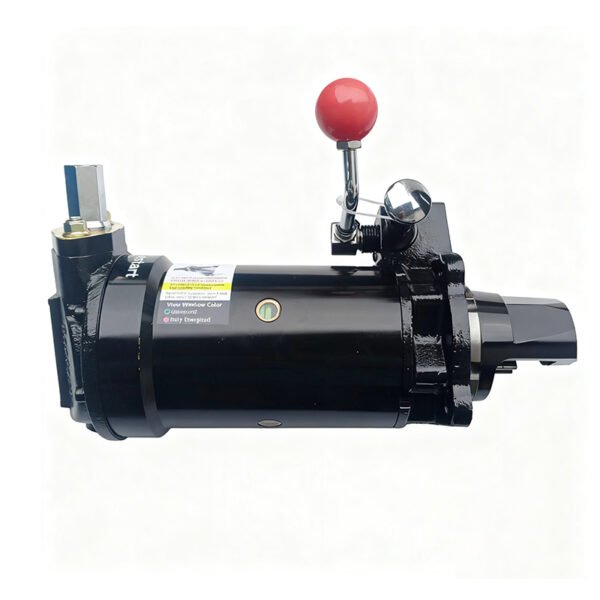 SDCHO24-1P emergency hand-crank spring energy storage starter motor; mine explosion-proof starter; Cummins 6CT8.3 spring energy storage starter motor