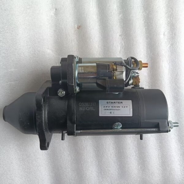 Sany Heavy Industry D07C4.13.2-1 deceleration starter motor QDJ2700SY 24v 6kw