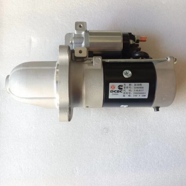 Applicable to original Dongfeng Cummins 5340908 starter 24v 10 teeth 4.5kw