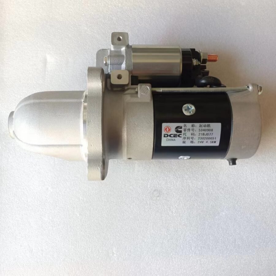 Applicable to original Dongfeng Cummins 5340908 starter 24v 10 teeth 4.5kw
