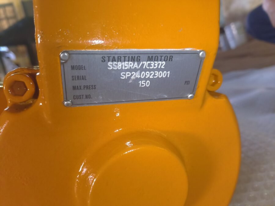 Supply new air motor series SS815RA 7C3372 air starter, suitable for high power starting equipment in shipbuilding, oil and marine industries - Image 4