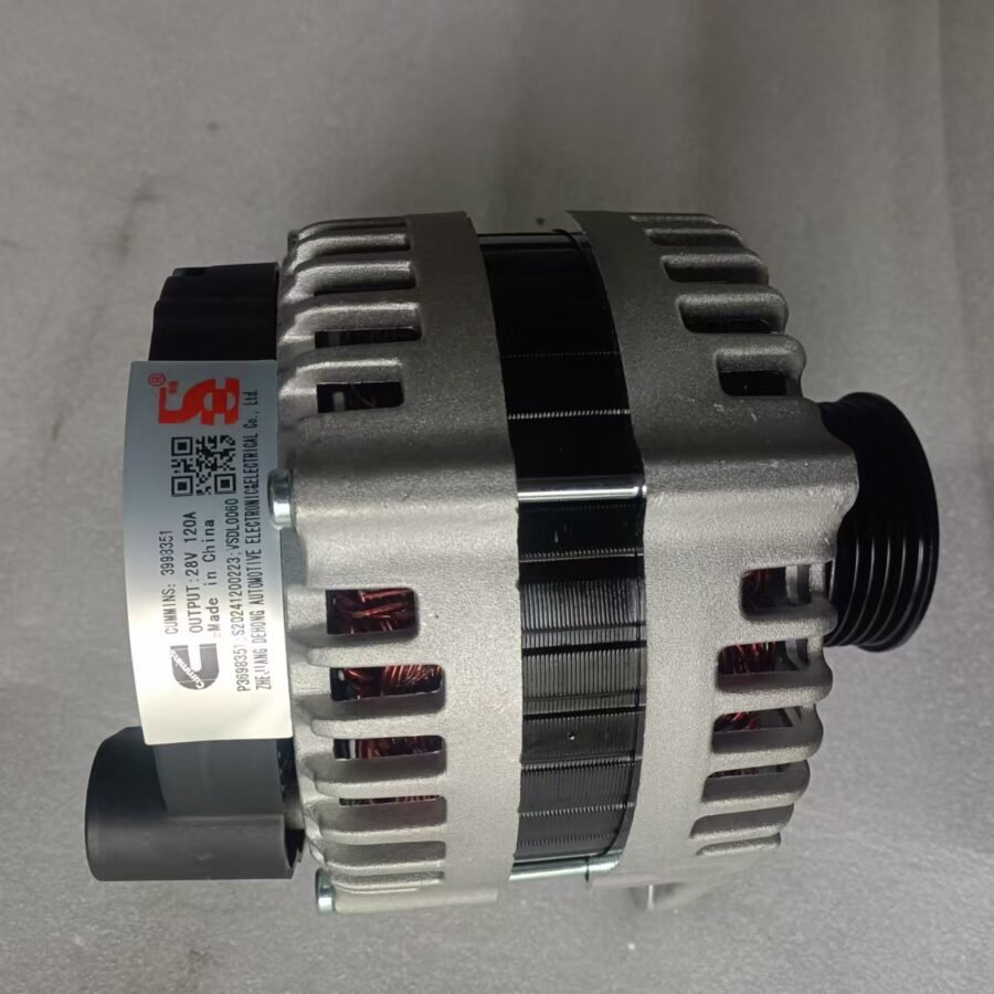 New 24V 110A Diesel Engine Parts Alternator JFZ2110-1100 Compatible With Foton Cummins Engine ISGE Replaces 3696213 3698351 Dehong JFZ2110-1100 JFZ2110-1102 JFZ2110-1100-WX JFZ21101100 JFZ21101102