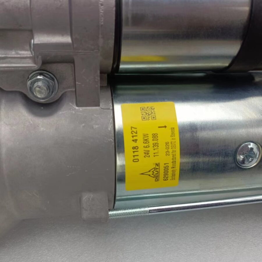 For Deutz diesel engine excavator 24V 6.5kw starter motor assembly 01184127 11.132.475 - Image 3
