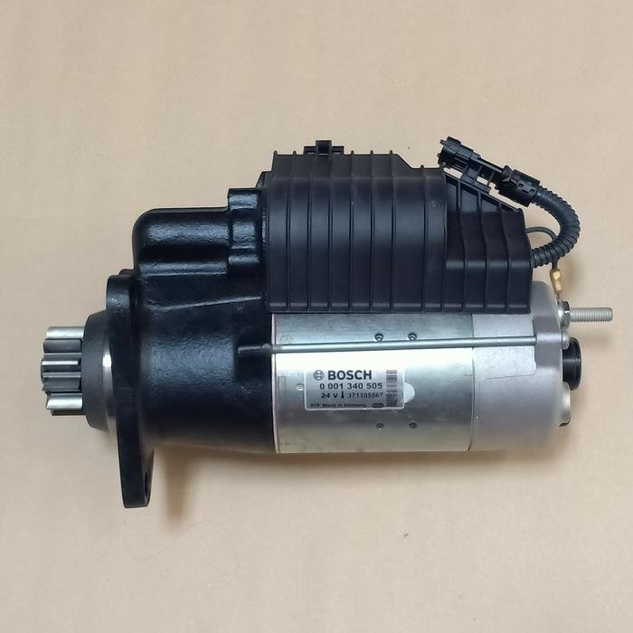 Suitable for Starter Liebherr T282B Bosch 0001340505 MTU 371105567 series 24V 11-tooth motor - Image 2