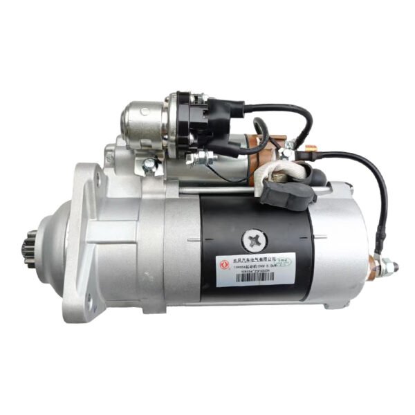 We supply Dongfeng Electric model 109054 starter motor, suitable for Cummins 6BT engines. Model 4944703 starter motor, 24V, 10T.