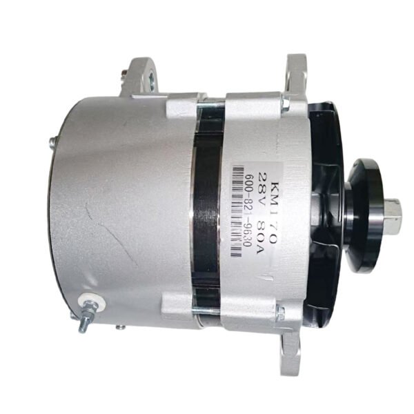 We supply Komatsu 600-821-9630 24V 75A alternator, suitable for Komatsu 6D140 engines.