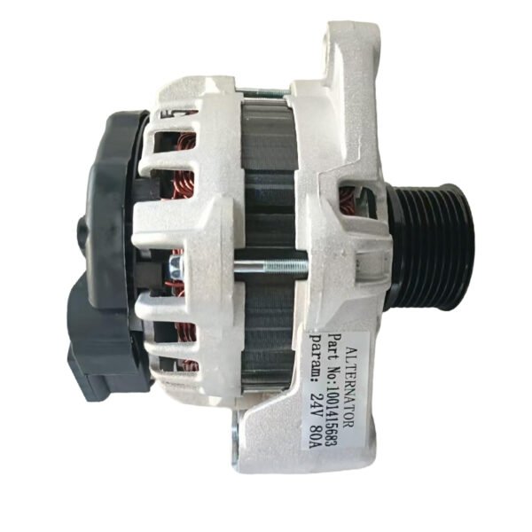 We supply 1001415683 Weichai AC generator, 16M33 Baudouin 24V 80A generator.