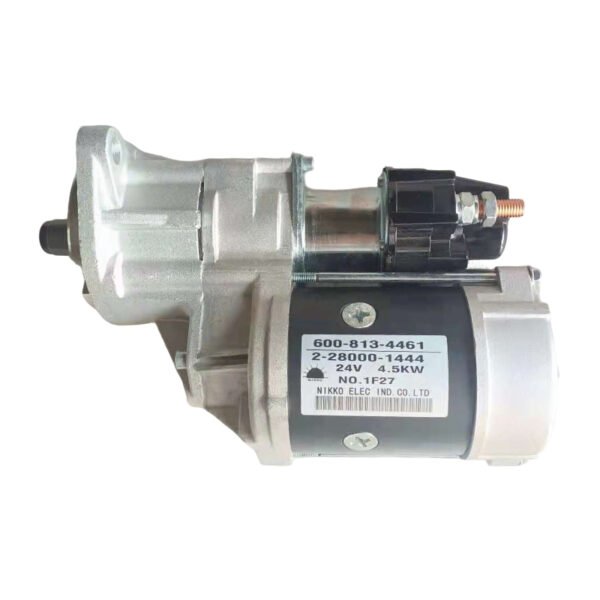 Komatsu 600-813-4461 Nikko 2-28000-1444 starter motor 24V 4.5KW